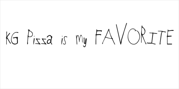 KG Pizza is my FAVORITE Logo