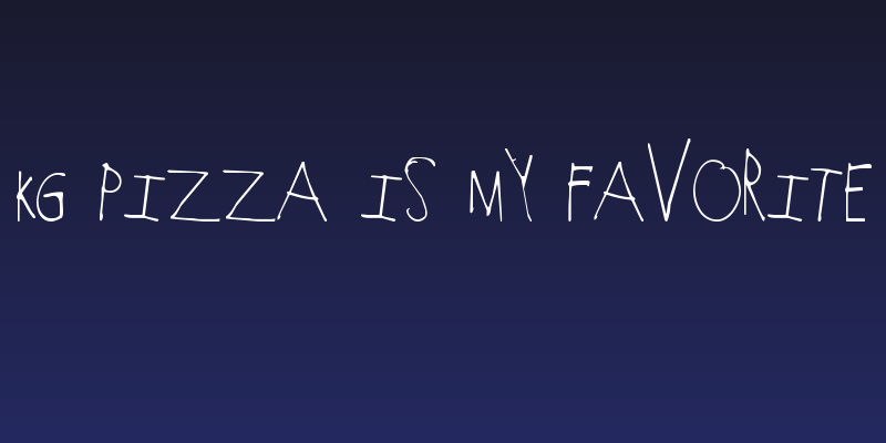 KG Pizza is my FAVORITE Social Header