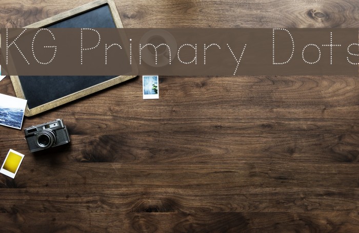 KG Primary Dots Font examples