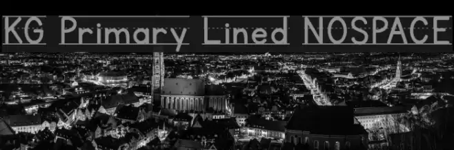 KG Primary Lined NOSPACE Font examples