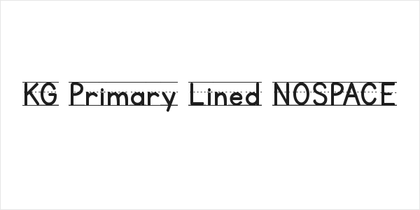 KG Primary Lined NOSPACE Logo