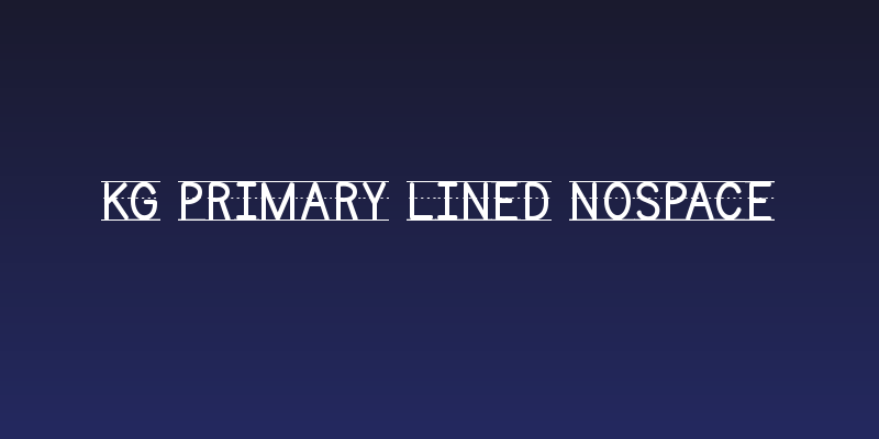 KG Primary Lined NOSPACE Social Header