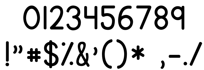 KG Primary Penmanship 2 Font OTHER CHARS