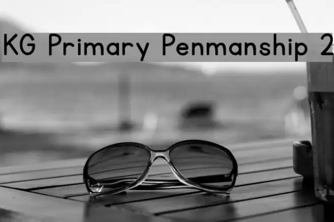 KG Primary Penmanship 2 Schriftart examples