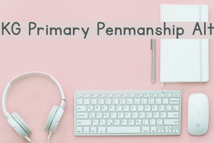 KG Primary Penmanship Alt Example 1