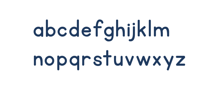 KG Primary Penmanship Alt Lowercase