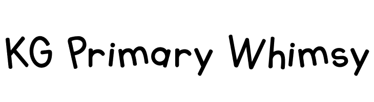 KG Primary Whimsy Font