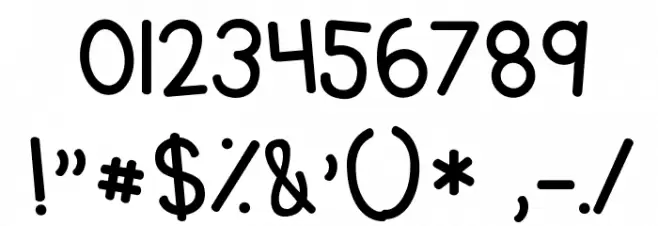 KG Primary Whimsy Font OTHER CHARS