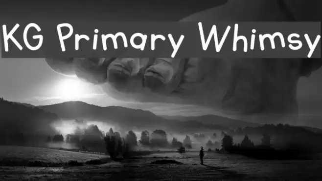 KG Primary Whimsy Font examples