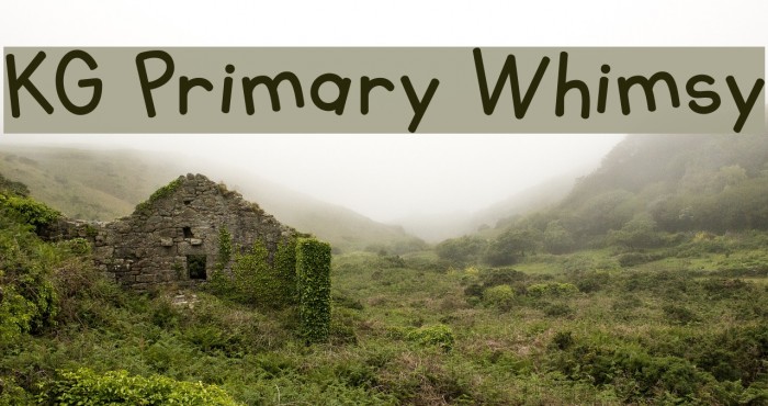KG Primary Whimsy Font examples