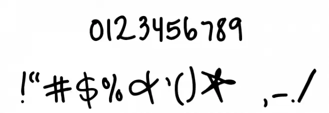 KG Promised Freedom Font OTHER CHARS