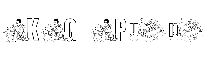 KG Pup  Frei Schriftart Herunterladen