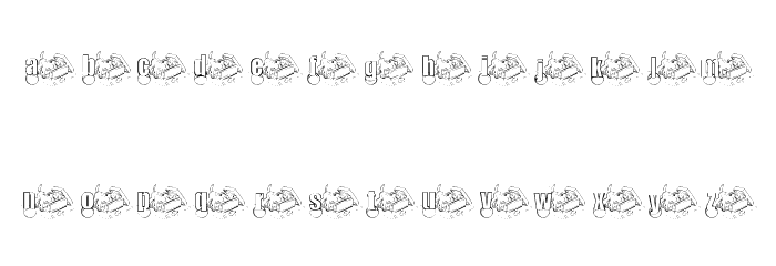 KG Pup Font LOWERCASE