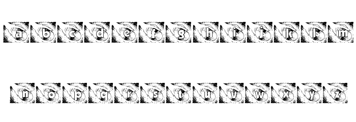 KG Puter Font LOWERCASE