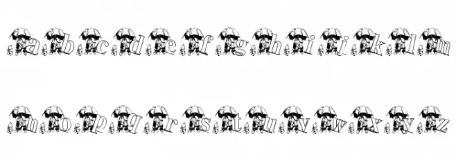 KG RAIN3 Polices MINUSCULES