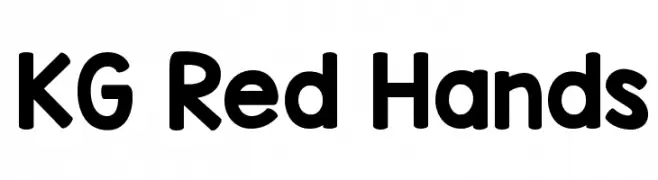 KG Red Hands  font caratteri gratis