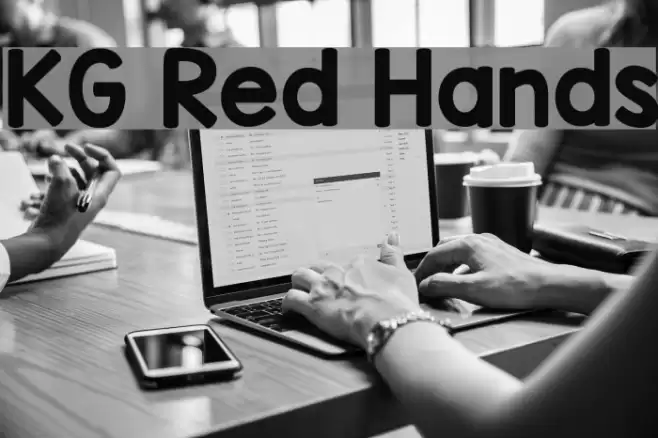 KG Red Hands フォント examples