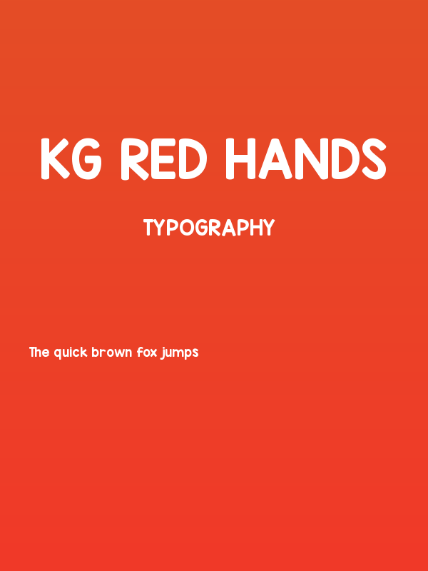 KG Red Hands Poster