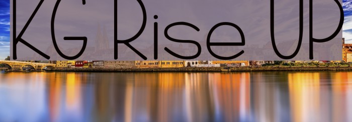 KG Rise UP Font examples