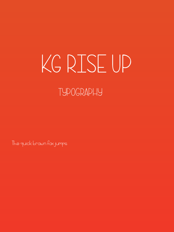 KG Rise UP Poster