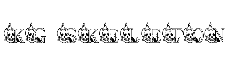 KG SKELETON  font caratteri gratis