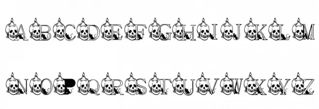 KG SKELETON خط أحرف كبيرة