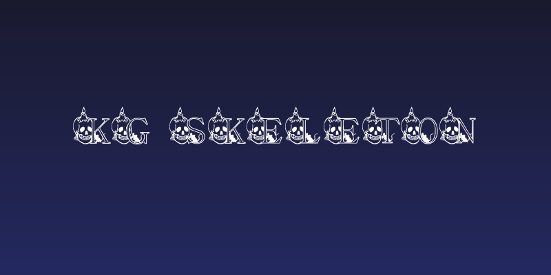 KG SKELETON Social Header