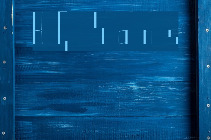 KG Sans Example 3