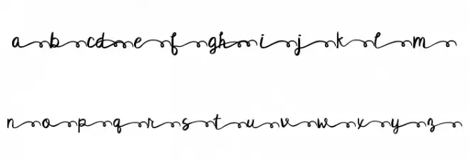 KG Satisfied Script Alt फ़ॉन्ट लोअरकेस