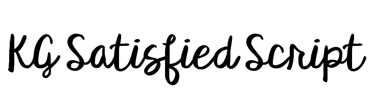 KG Satisfied Script  Descarca Fonturi Gratis