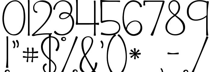 KG Say Something Font OTHER CHARS
