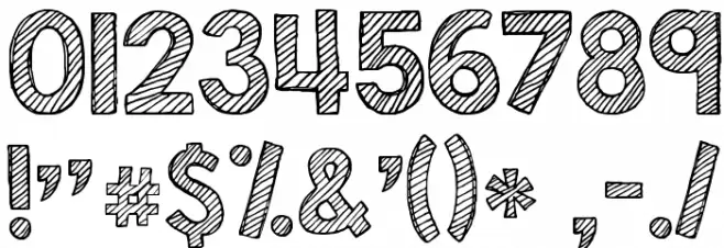 KG Second Chances Sketch Font Alte caractere