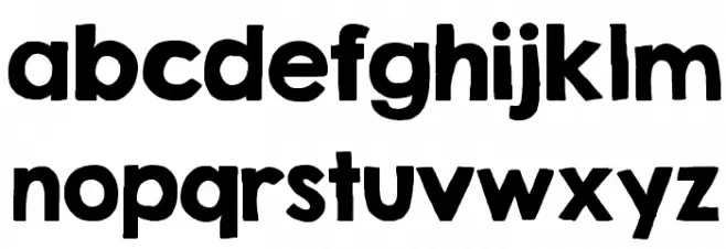 KG Second Chances Solid Font LOWERCASE