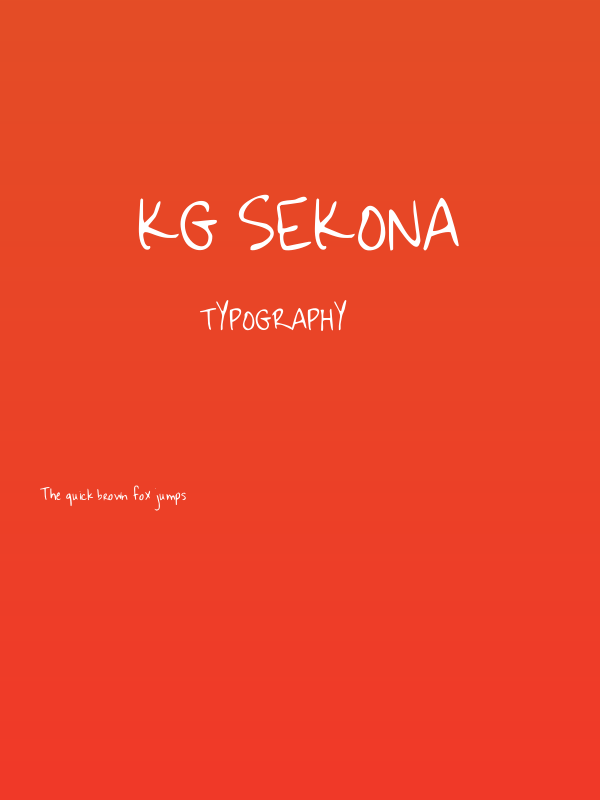 KG Sekona Poster
