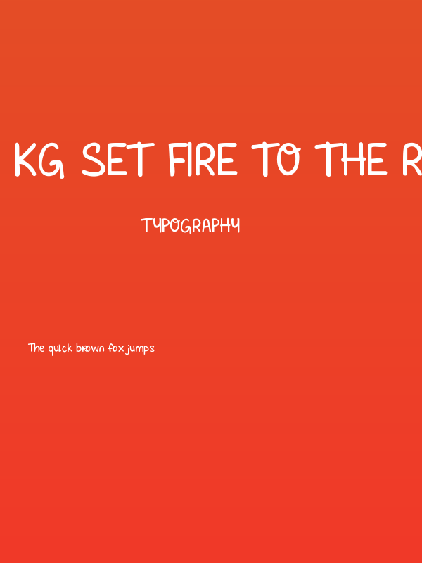KG Set Fire to the Rain Alt Poster