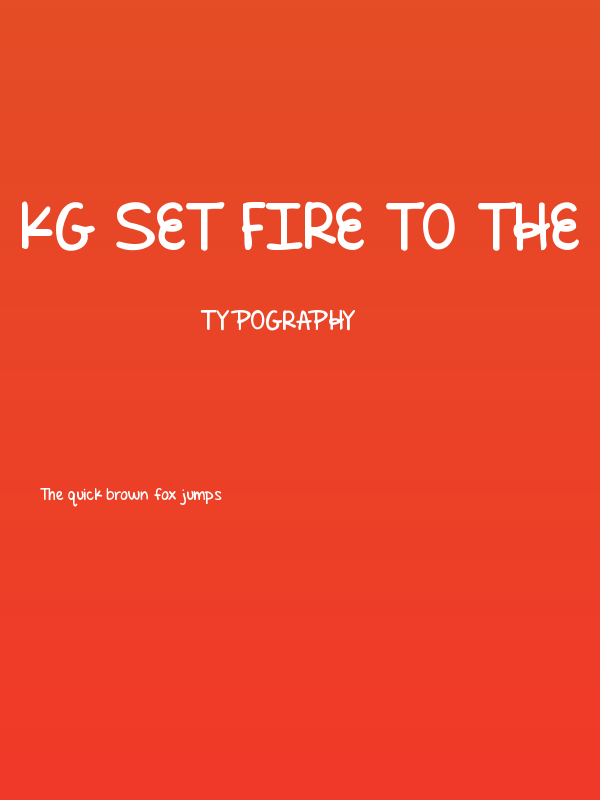 KG Set Fire to the Rain Poster