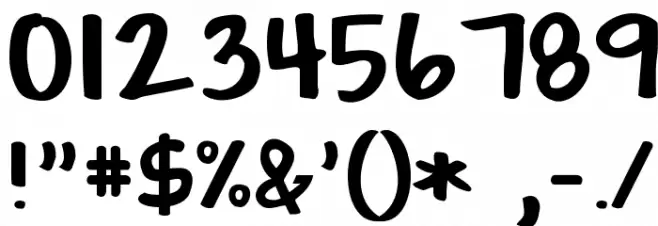 KG Shadow of the Day Font OTHER CHARS