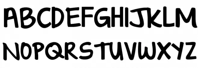 KG Shadow of the Day Font Litere mari