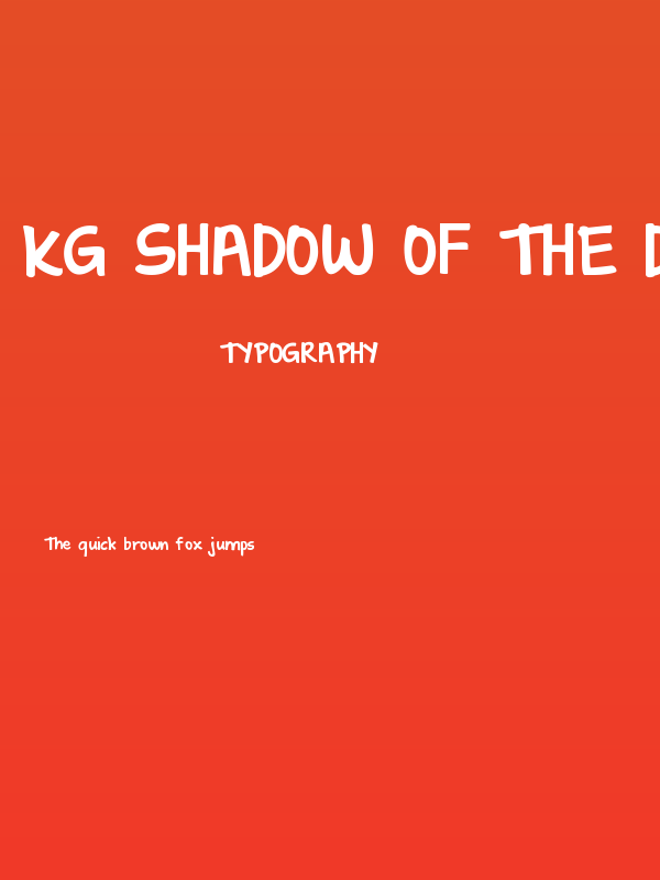 KG Shadow of the Day Poster