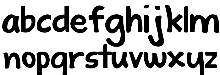 KG Shadow of the Day Font LOWERCASE