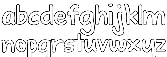 KG Shadow of the Night Font LOWERCASE