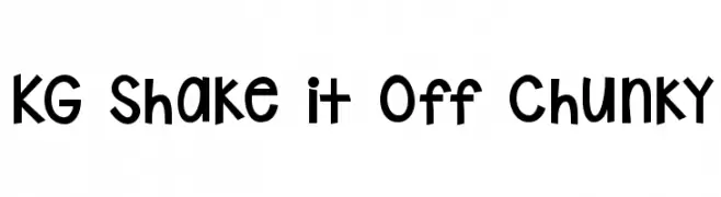 KG Shake it Off Chunky  font caratteri gratis