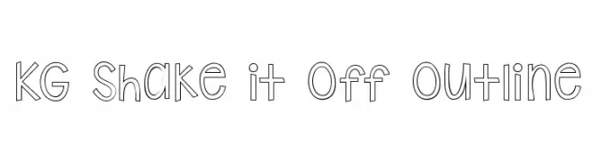 KG Shake it Off Outline  font caratteri gratis