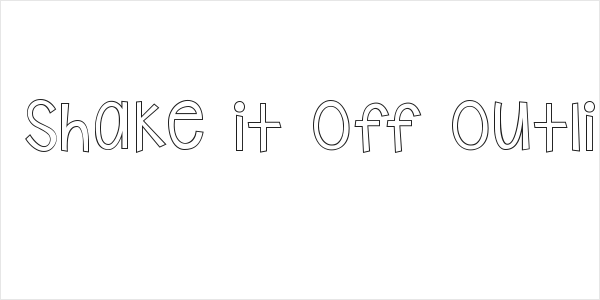 KG Shake it Off Outline Logo