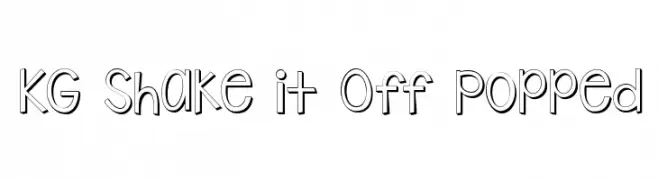 KG Shake it Off Popped  font caratteri gratis