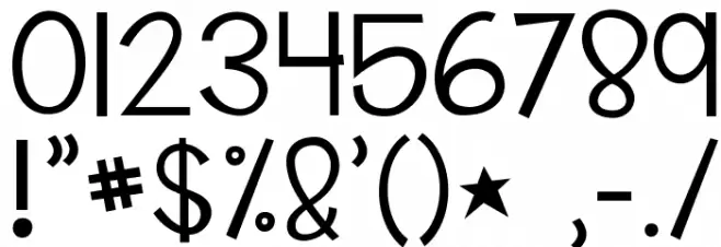 KG Shake it Off Font OTHER CHARS