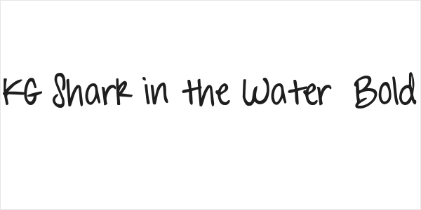 KG Shark in the Water  Bold Logo