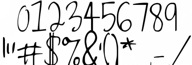 KG Shark in the Water Font OTHER CHARS