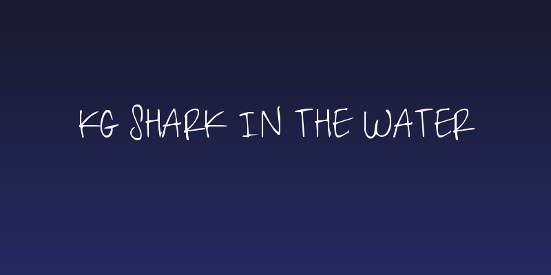 KG Shark in the Water Social Header