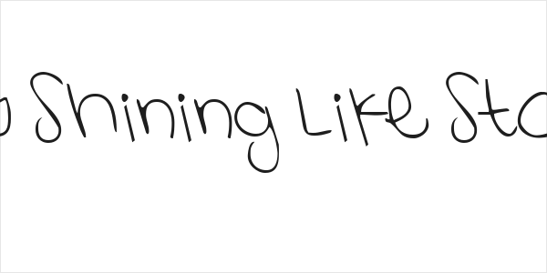 KG Shining Like Stars Logo